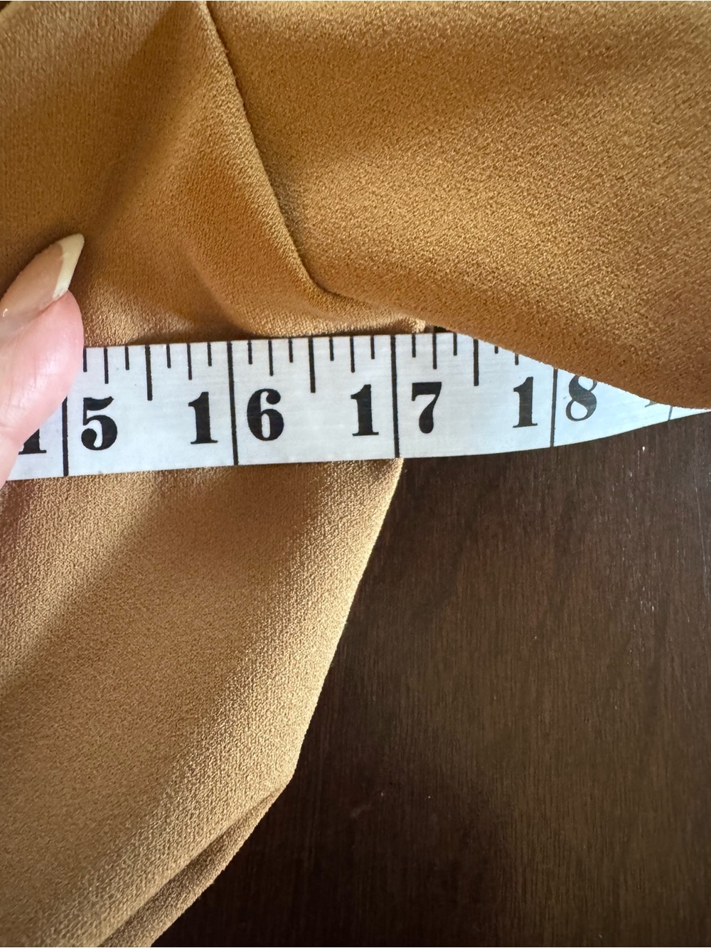 Calvin Klein Camel Brown Tie-Waist Cropped Jumpsuit - Picture 7 of 9